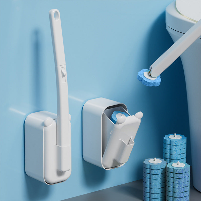Household Disposable Toilet Brush Set