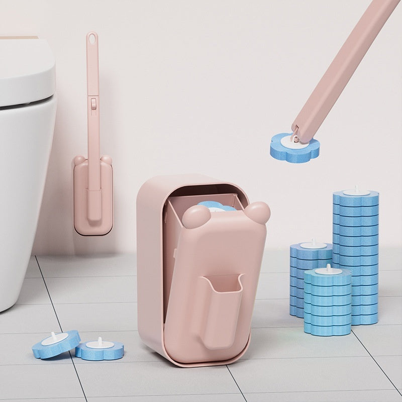 Household Disposable Toilet Brush Set