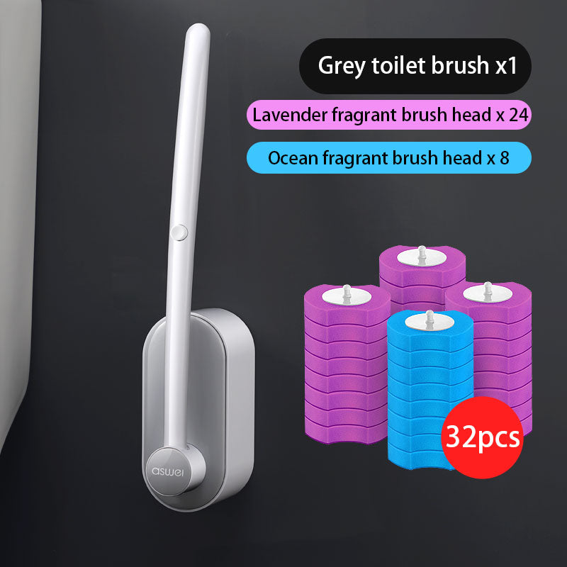 Disposable No Dead Angle Toilet Cleaning Brush