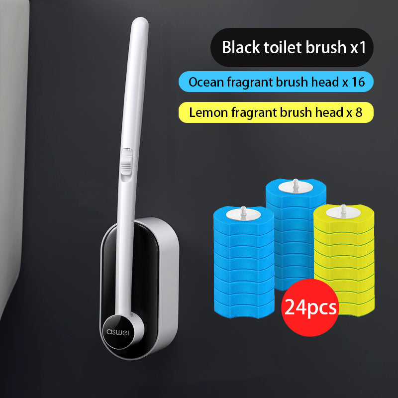 Disposable No Dead Angle Toilet Cleaning Brush