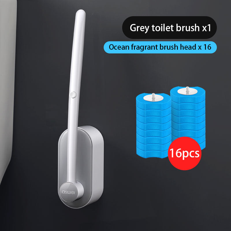 Disposable No Dead Angle Toilet Cleaning Brush