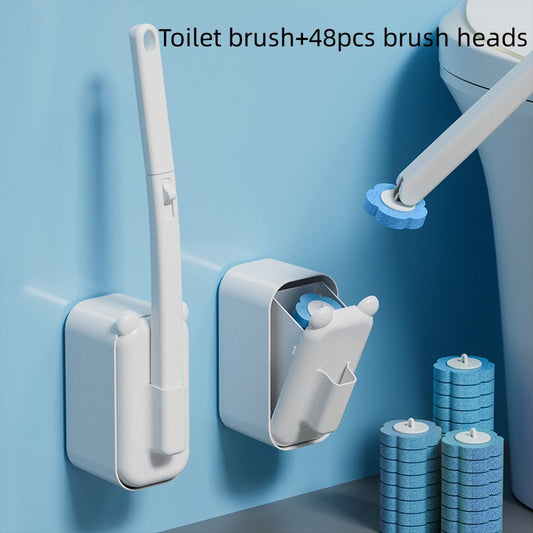 Household Disposable Toilet Brush Set